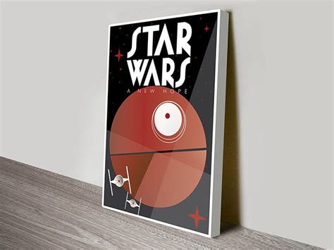 Star Wars Art Deco Art on Canvas Print