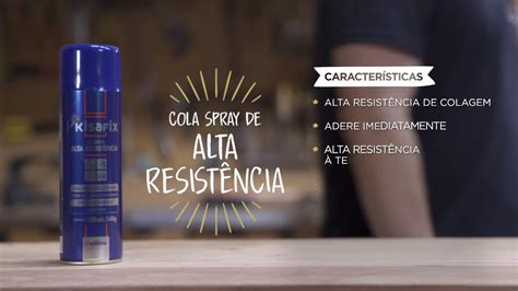 Kisafix Cola Spray De Alta Resist Ncia Youtube