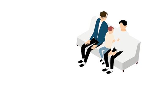 Premium Vector Isometric Lgbt One Of The Sexual Diversity Parenting Of Gay Couples