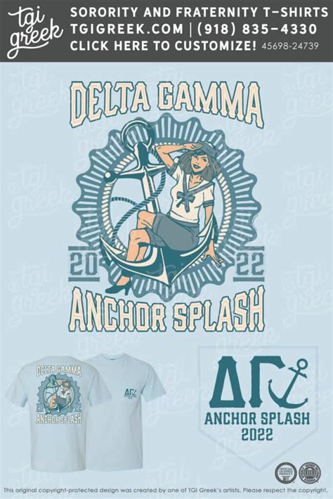 Delta Gamma OREST Anchor Splash TGI Greek