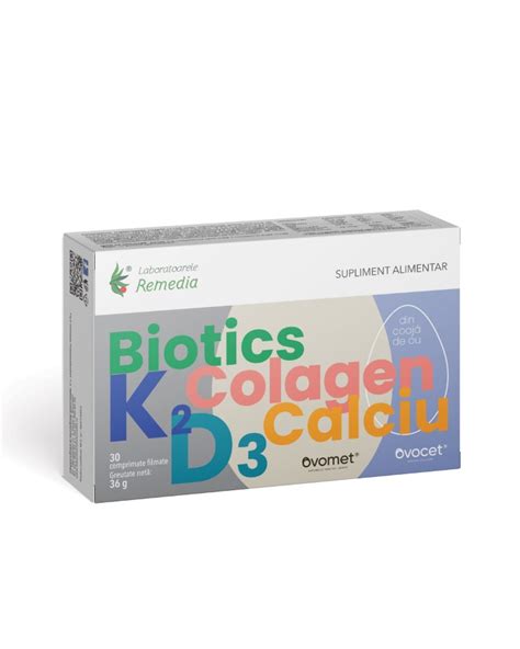 Biotics K D Colagen Calciu Comprimate Laboratoarele