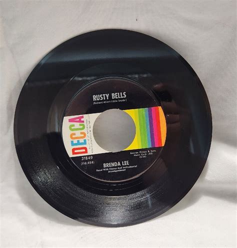 Brenda Lee Rusty Bells If You Dont 45 Vinyl Record Ebay