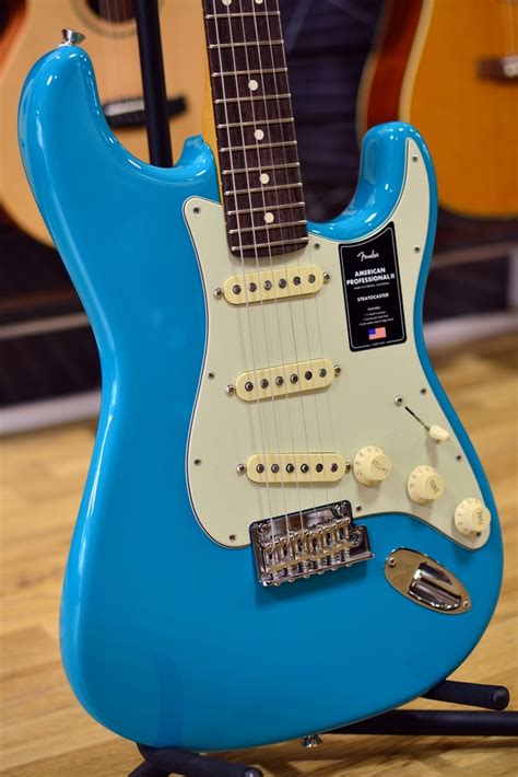 Guitars Electric Guitars Fender American Professional Ii Stratocaster Miami Blue Rosewood