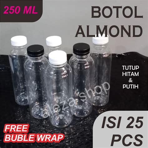 Pcs Botol Almond Ml Botol Plastik Almond Ml Lazada Indonesia