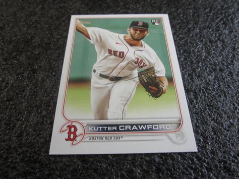 2022 TOPPS SERIES 2 MLB ROOKIE CARD KUTTER CRAWFORD RED SOXS 645 EBay