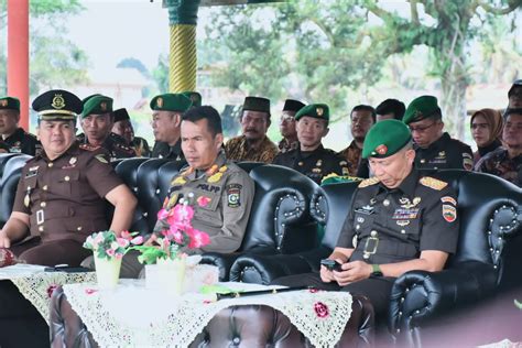 Pj Bupati Kampar Diwakili Kasatpol Pp Hadiri Sertijab Danyonif Bs