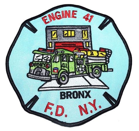 Bronx Engine 41 New York Ny Fire Patch Ems Rescue Public Safety Ebay