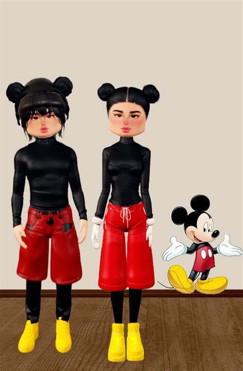 Mickey Mouse Dti Boy Girl Version In Dress To Impress