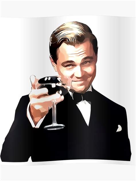 The Great Gatsby Leonardo Di Caprio Poster By Sugarop Redbubble