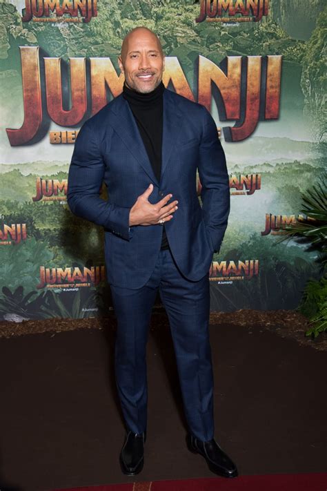 Dwayne Johnson on Jumanji Press Tour Pictures 2017 | POPSUGAR Celebrity