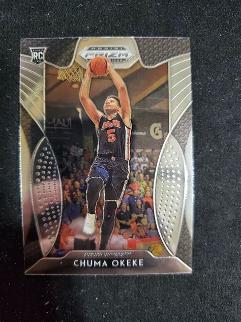 2019 20 Prizm Draft Picks Base Rookie 17 Chuma Okeke Auburn Tigers