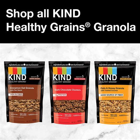 Kind Healthy Grains Clusters Peanut Butter Whole Grain Granola G