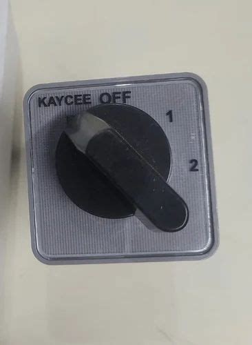 10A Selector Kaycee Rotary Cam Switch At Rs 850 Piece In New Delhi ID