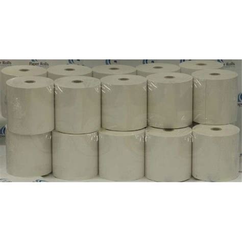 Plain White Billing Paper Roll GSM 80 120 GSM Thickness 0 01 2 Mm