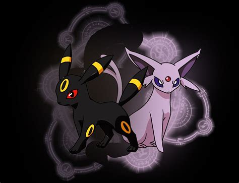 Espeon And Umbreon Pokémon Art