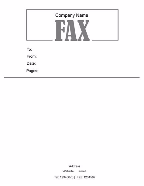 Free Fax Cover Sheet Template Customize Online Then Print