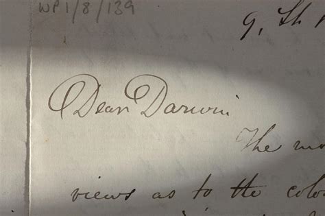 Letter From Wallace To Darwin By Science Photo Library