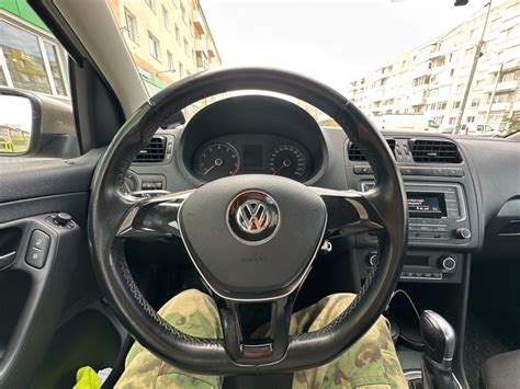 Руль — Volkswagen Polo Sedan, 1,6 л, 2017 года | тюнинг | DRIVE2