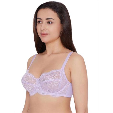 Buy Essential Lace Non Padded Wired Full Cup Bridal Wear Lace Bra Full