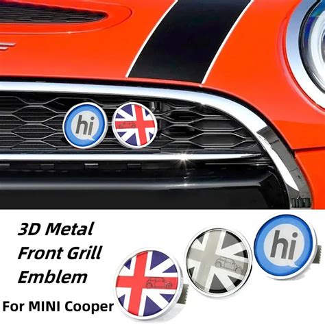 New Metal 3d Front Grill Emblem Badge Car Logo Exterior Decoration