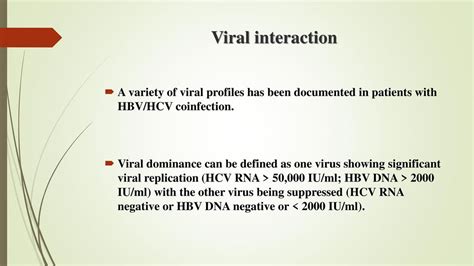 Treatment Of Hbv Hcv Coinfection Ppt Download