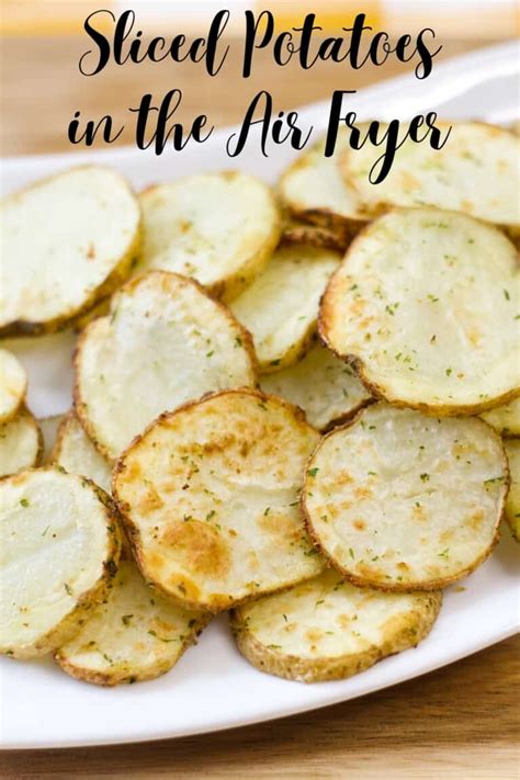 Air Fryer Sliced Potatoes Mindys Cooking Obsession