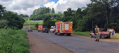 Ondula O Em Rodovia Causa Engavetamento No Oeste De Sc Br Passar Por