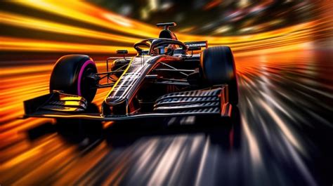 Premium Photo | Dramatic scene f1 race car stylized Generative AI