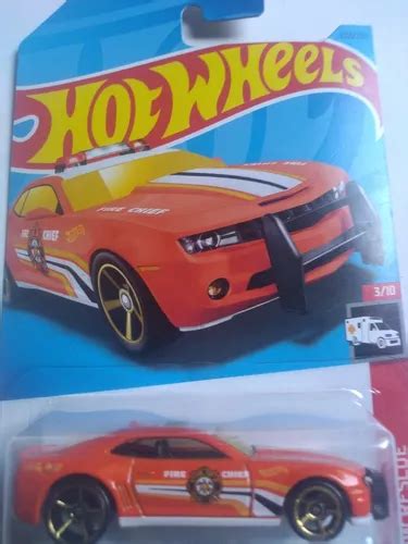 Carrito A Escala De Hot Wheels El Camaro Ss Naranja Mercadolibre