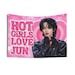 Svt Jun Hot Girls Concert Banner Seventeen Members Kpop Flag Svt Album Merch Gift Ideas For