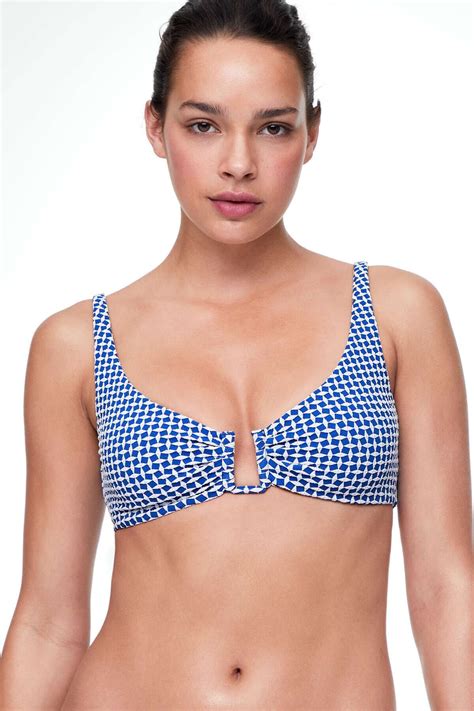 Oysho Mini Geometrik Desenli Halter Bikini Üstü Fiyatı Yorumları Trendyol