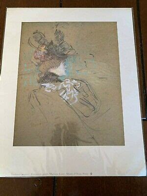 Toulouse Lautrec Femme De Profil Madame Lucy Lithograph Print EBay