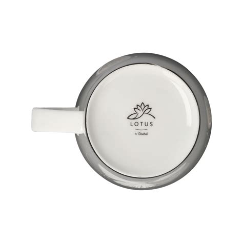 Dekoralia De Goebel Lotus Ginkgo Schwarz Platin Kaffee Tee Tasse