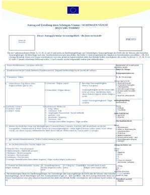 Antrag Auf Erteilung Eines Schengen Visums Ular C1 Doc Template