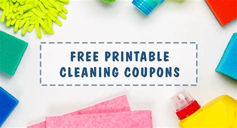 Cleaning Coupons Printable Free