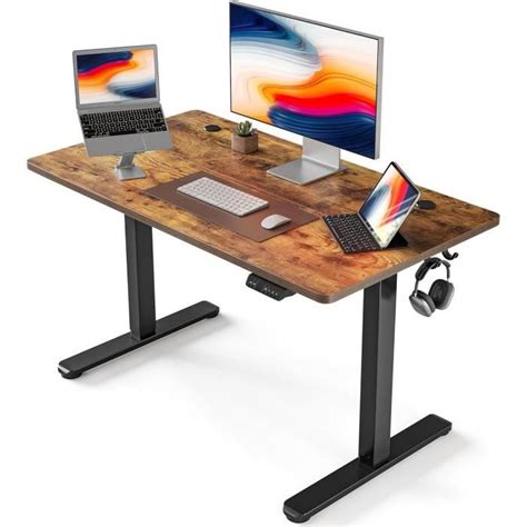 Fezibo Bureau Assis Debout Lectrique Cm Bureau Table Debout