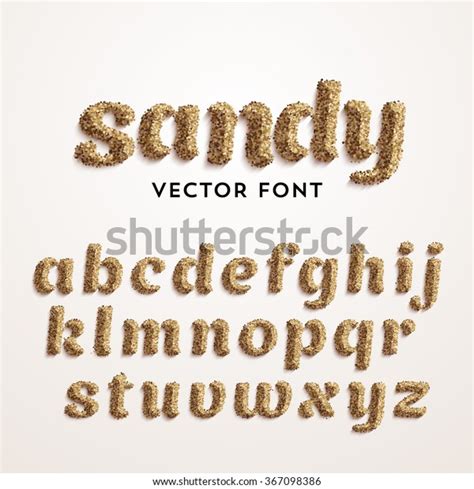 3,975 Sand Font Stock Vectors, Images & Vector Art | Shutterstock