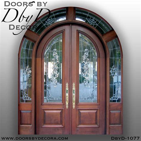 Custom Estate Double Radius Doors Exterior Entry Doors By Decora