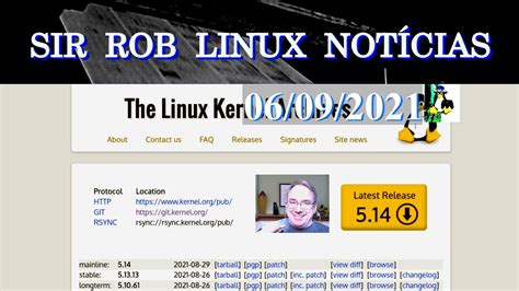 SIR ROB LINUX NOTÍCIAS 6 9 21 NOVO LINUX REGATA OS ADOBE SUBS 3D