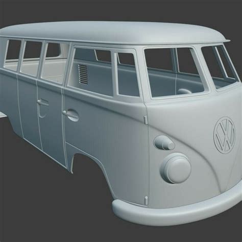 Download File Vw Camperbus Six Window 313mm Wheelbase Stl • Template