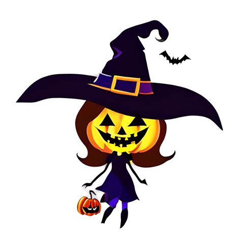 Witch Halloween Sticker Graphic Creative Fabrica