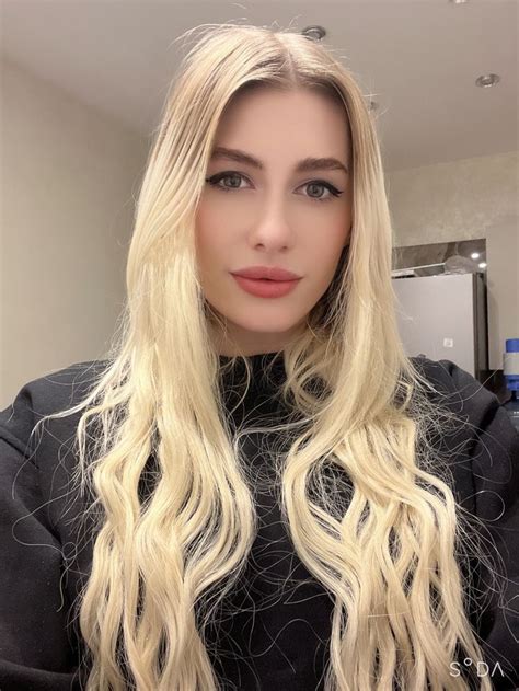 Blonde Hair Black Dress