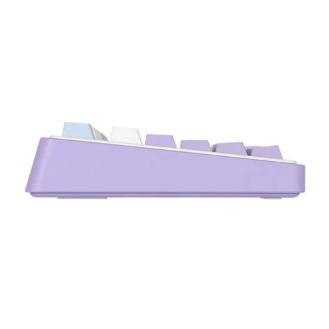 Ajazz Ak Tri Mode With Tft Color Screen Hot Swappable Mechanical Keyboard White Purple
