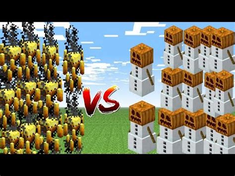 Blaze Vs Snow Golem Minecraft Mob Battles Minecraft Mob Battle