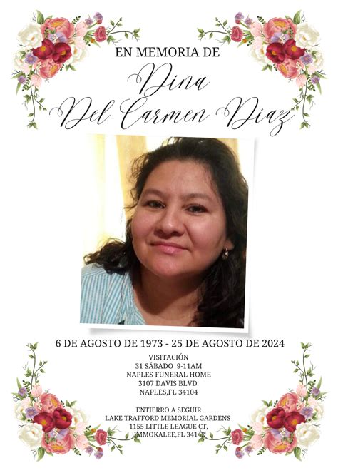 Dina Del Carmen Diaz - Naples Funeral Home