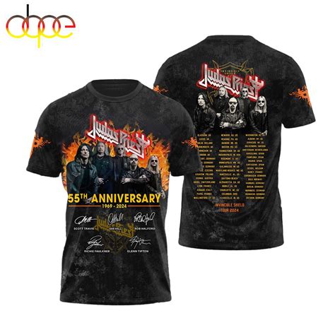 Judas Priest Invincible Shield Tour D T Shirt Musicdope S