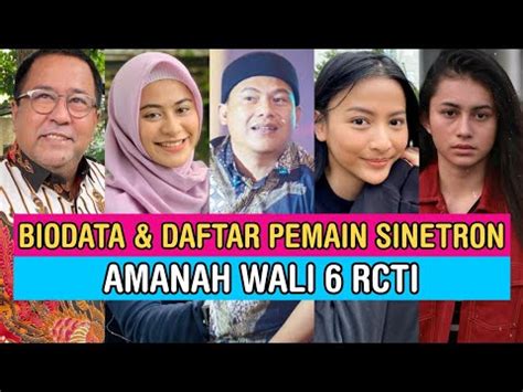 Daftar Dan Biodata Pemain Sinetron Amanah Wali Rcti Apoy Faank