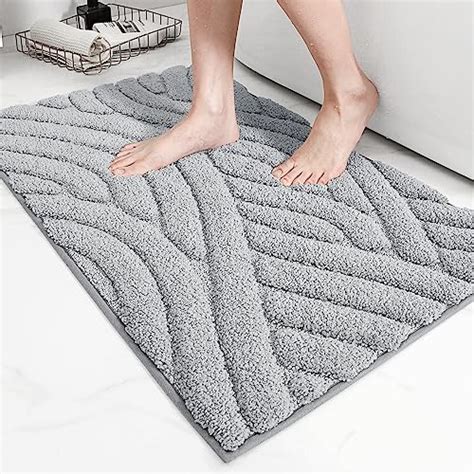 Color Geometry Absorbent Bath Mat X Cm Non Slip Bathroom Mat