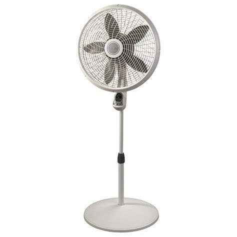 Lasko 18 Remote Control Cyclone Pedestal Fan 18 Diameter 3 Speed