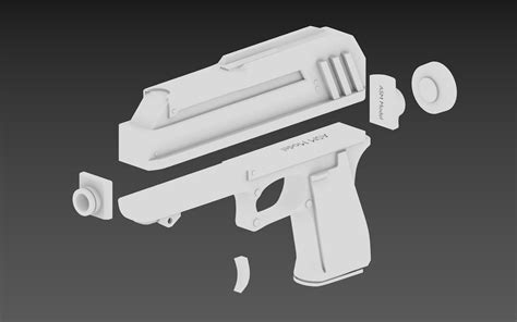 Dc 17 Blaster 3d Model Stl Etsy